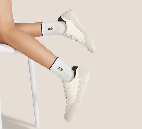 LUCKY STEP Women's Fashion Sneakers Tennis Shoes Casual Neutral Comfortable Walking Shoes Running Trendy Gym Workout Shoes in Kuwait