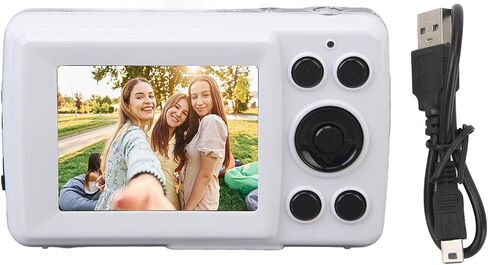VBESTLIFE Digital Camera, 1080P Kids Camera 16MP Auto Focus Digital Point and Shoot Camera with 16X Zoom Anti Shake, 2.4 in Screen, for Kid Student Children Teen Girl Boy () in Saudi Arabia