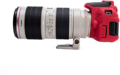 easyCover ECC650DR حافظة كاميرا easyCover لكاميرات Canon 650D/700D/T4i/T5i (أحمر) in Kuwait