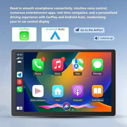 Car Radio Stereo for Jeep Wrangler JK Compass Dodge Ram Built-in Carplay Android Anto,Android 12 Head Unit 2G RAM 32GROM with DSP WiFi GPS Navigation Bluetooth SWC in Saudi Arabia