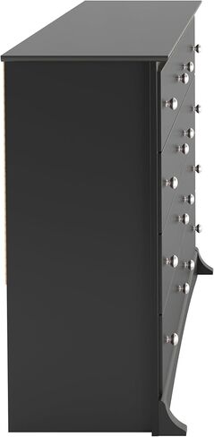 Prepac Sonoma 8 Drawer Double Dresser for Bedroom, Wide Chest of Drawers, Bedroom Furniture, Clothes Storage and Organizer, 15.75" D x 59" W x 36.25" H, White in Kuwait