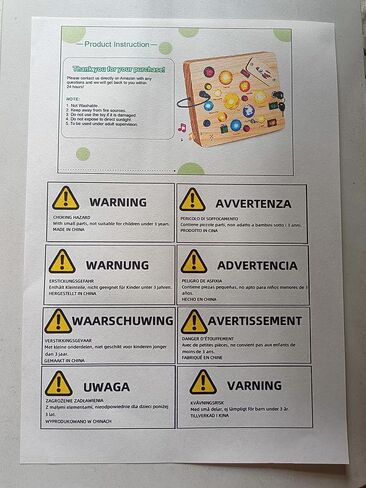 Busy Board for Toddler, Montessori Toys with LED Light, Wooden Sensory Toys for Toddler Activity for 1-6 Year Old Boys & Girls, Christmas & Birthday Gift for Toddler (Solar System) in Saudi Arabia