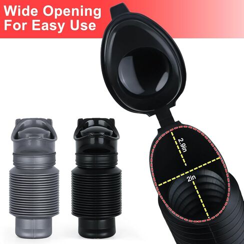 Pee Bottles For Men, Collapsible Pee Bottle With Disposable Bags, Portable Emergency Urinal For Men And Women, 750ml, Leakproof, 2-Pack Set Pee Bottle Suitable For Road Trips, Camping And Traffic Jams in Saudi Arabia