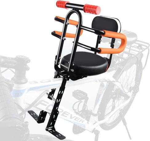 Child Bike Seat - Front Mount, Kids Bike Seat for Adult Bike,Retractable Baby Bike Seat Front Mounted, Toddler Bike Seat for Children 2~6 Years in Kuwait