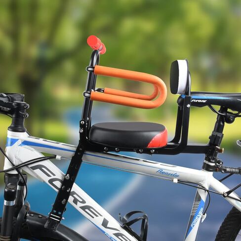 Child Bike Seat - Front Mount, Kids Bike Seat for Adult Bike,Retractable Baby Bike Seat Front Mounted, Toddler Bike Seat for Children 2~6 Years in Kuwait