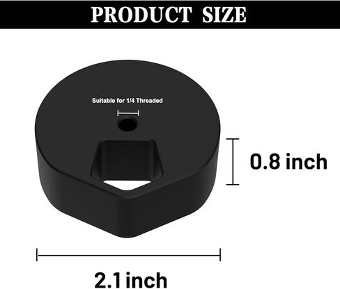 Starlink Mini Tripod Mounting Adapter,Tailored for 1/4 Nuts,1/4 "to 20 and 3/8" to 16 Threads,Compatible with Most Tripod Sizes in Saudi Arabia
