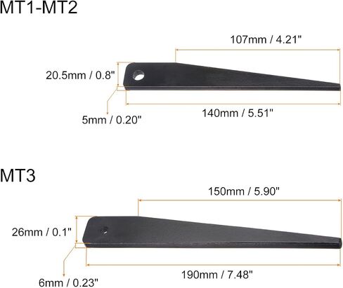 HARFINGTON 2 قطعة مورس للاستدقاق الانجراف مفتاح الكربون الصلب الحفر تشاك كم ل MT1-MT2 يزيل محول مورس للاستدقاق in Saudi Arabia