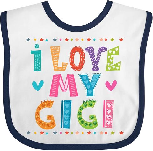 inktastic I Love My Gigi Outfit for Babies Baby Bib in Saudi Arabia