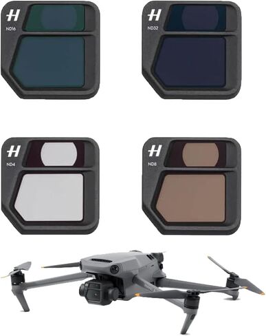 مجموعة فلاتر Mavic 3 ND الأصلية لملحقات DJI Mavic 3 وMavic 3 Cine ((ND4/8/16/32)) in Kuwait