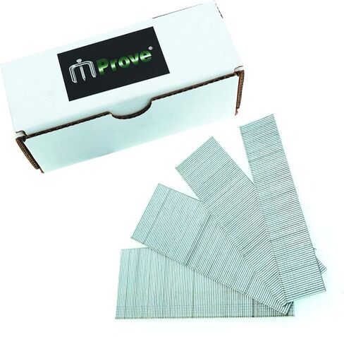 حزمة متعددة من مسامير MProve شديدة التحمل مقاس 18 بوصة 1 بوصة (25 مم)، 1-3/8 بوصة (35 مم)، 1-3/4 بوصة (45 مم) و2 بوصة (51 مم) مسامير براد مجلفنة كهربائيًا [2000 مسمار] in Kuwait