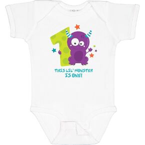 inktastic Monster 1st Birthday Baby Bodysuit