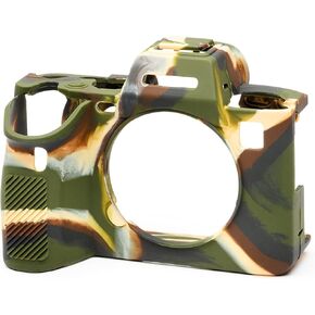 easyCover Silicone Camera case Protection Cover for Sony A1 (Camouflage)