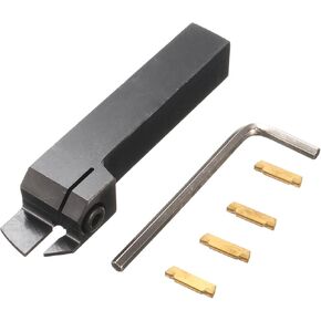Maizoon CNC Lathe Groove Tool Holder MGEHR1616-3 16x100mm Boring Bar + 4pcs MGMN300 Carbide Insert High Hardness Cutter Metal Lathe Accessories DZ18