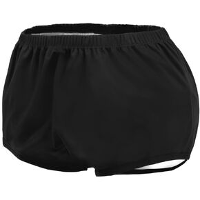 Adult Diaper Covers Waterproof, Reusable Plastic Rubber Pants for Incontinence, Leak Proof Protective Underwear Overnight (Black, L)