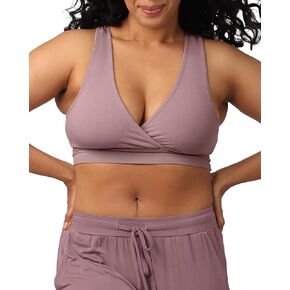 Kindred Bravely French Terry Racerback Nursing Sleep Bra | Maternity Bralette, Nursing Bras for Breastfeeding, Pregnancy Bra (Twilight, X-Large)