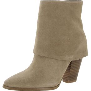 Jessica Simpson Womens Coulton Fold-Over Almond Toe Ankle Boots
