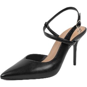 3 Inch Stiletto Heels Women High Heels Pumps Slingback Closed Pointy Toe Buckle Strap Sandals Kitten Heels for Office Wedding Party Pumps Shoes Size 6-10