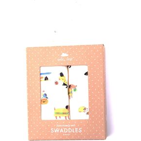 Angel Dear - الحيوانات الأليفة المنزلية ذات الملابس التنكرية، بطانية قماط، مجموعة من قطعتين in Kuwait