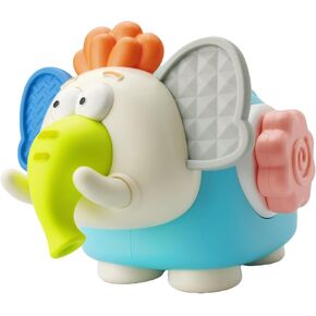Montessori Toy for Toddler,Activity Cube for 1-3 Years Old,Fun Elephant Design Engaging Baby Activity Cube,Ideal Gift for 1,2,3Years Old,Supports Allround Skills Development