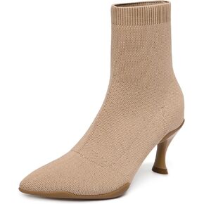 NEWBELLA Women‘s Minimalist Pointed Toe Ankle Boots