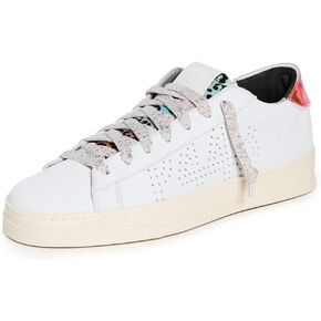 P448 Women's Jack Sneakers, Reflector, White, 10 Medium US