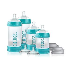 Bare Air-Free Starter Set feeding system with Easy-latch (for baies fed with baby bottles) by Bittylab. Airfree technology cuts down on reflux, colic, gas, fuss & sleep troubles. Easy instructions.