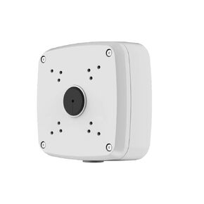 Lorex Square Outdoor Junction Box for 4-Screw Base Security Cameras - 4 Hole Square - Durable, Weatherproof Design - Easy Installation - White [Four Screw Base Cameras ONLY]