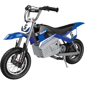 Razor MX350 Dirt Rocket 24 Volt Motocross Electric Dirt Bike for Kids Ages 13 and Above with High Torque Motor and Pneumatic Knobby Tires, Red