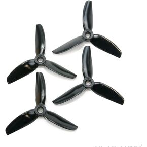 12pcs HQProp 3X4X3 3040 3 Inch 3-Blade Propeller Set (6X CW / 6X CCW) Poly Carbonate (Black)