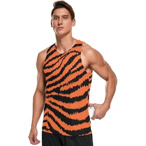 JHKKU Men's Quick Dry Sports Tank Tops for Gym Athletic Fitness Running Workout Beach Sleeveless Shirts with Pocket