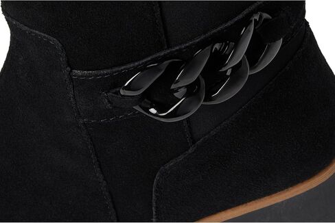 Clarks Women's Zylah Rose Ankle Boot, Black Suede, 7 in Saudi Arabia