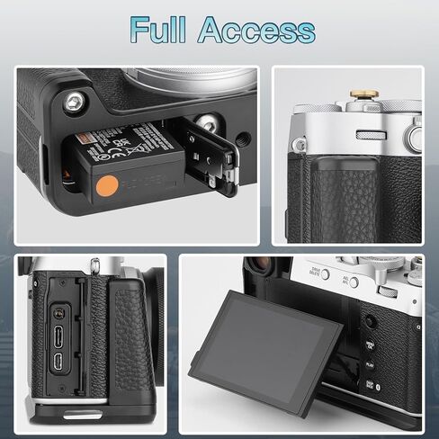 Haoge Handle Hand Grip for Fujifilm Fuji X100VI Camera L-Shape Grip HG-XVIB fit Arca Swiss Kirk RRS Quick Release Plate Camera Benro Bracket in Kuwait