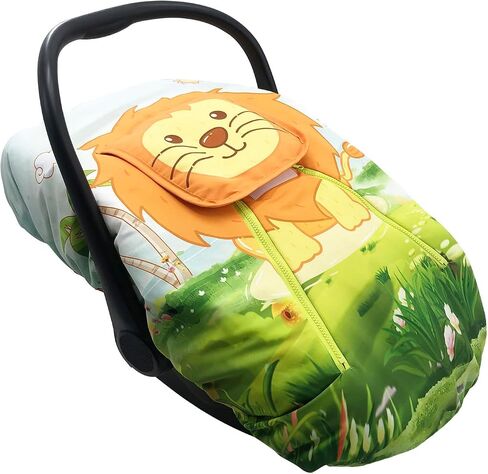 Cute Cartoon Infant Car Seat Covers, Soft Warm Breathable and Windproof Canopy for Baby Car Seat (Cute Astronaut) in Saudi Arabia