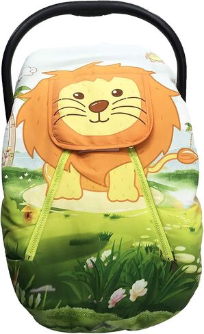 Cute Cartoon Infant Car Seat Covers, Soft Warm Breathable and Windproof Canopy for Baby Car Seat (Cute Astronaut) in Saudi Arabia