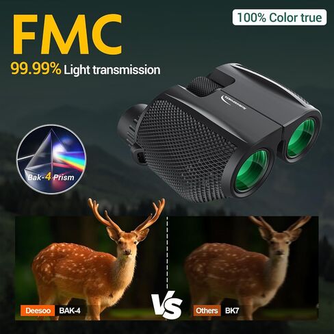 10x25 Compact Binoculars for Adults Kids - Aurosports High Powered Small Binoculars for Hunting - Long Range Pocket Binoculars for Bird Watching Stargazing Cruise Ship Travel Hiking Opera in Saudi Arabia