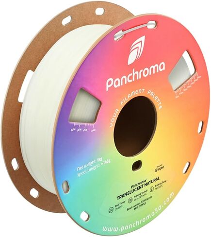 Polymaker Panchroma Translucent PLA Filament 1.75mm Yellow, 1.75 Translucent Yellow PLA 3D Printing Filament 1kg Spool - Panchroma High Translucency 1.75 PLA 3D Printer Filament in Kuwait