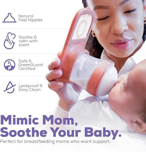 Baby Bottles(8oz&4oz) Newborn Essentials Set with Sense-Me baby System - Anti-Colic Baby Bottles 0-3 Months for Breastfeeding Babies and Feeding Supplies-Toddlers Bottles for Milk in Saudi Arabia
