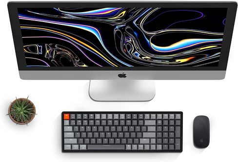 Keychron K4 96% Layout 100 Keys Wireless Bluetooth 5.1/Wired USB Mechanical Gaming Keyboard with Keychron Super Red Switch White LED Backlight N-Key Rollover for Mac Windows PC-Version 2 in Kuwait