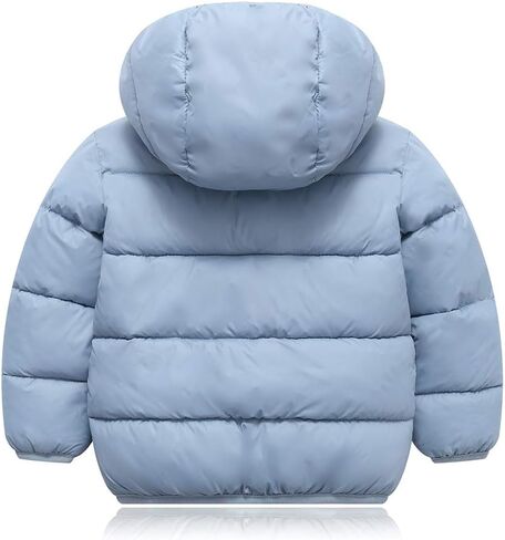 Happy Cherry Kids Boy's Girls Winter Coat Fleece Lined Thick Down Coats Puffy Jackets with Hood in Saudi Arabia