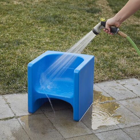 ECR4Kids Tri-Me 3-in-1 Cube Chair, Kids Furniture, Blue, 4-Piece in Kuwait