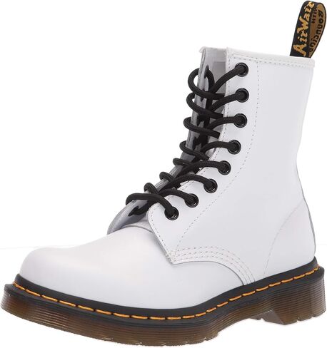 Dr. Martens Women's Lace Fashion Boot, White Softy T, 7 in Saudi Arabia