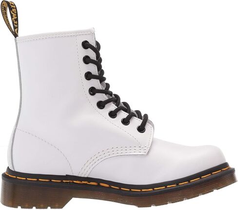 Dr. Martens Women's Lace Fashion Boot, White Softy T, 7 in Saudi Arabia