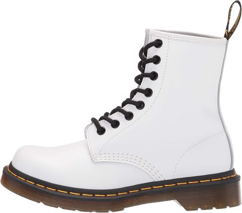 Dr. Martens Women's Lace Fashion Boot, White Softy T, 7 in Saudi Arabia