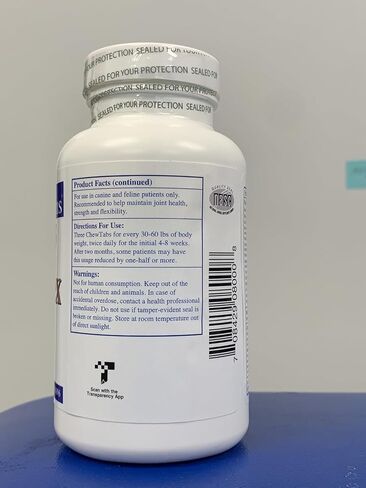 RX Vitamins NutriFlex for Cats & Dogs - Glucosamine for Dogs Hip and Joint Supplement - with Bovine Collagen and Chondroitin - Joint Pain Relief & Anti Inflammatory for Dogs - Beef Liver (90 Chews) in Saudi Arabia