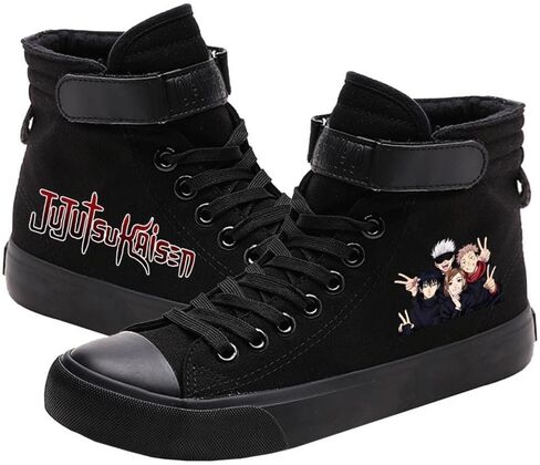 Anime Sneakers High Top Canvas Shoes Unisex in Saudi Arabia