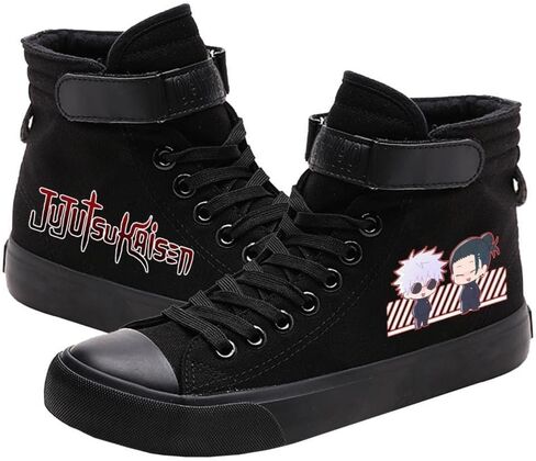 Anime Sneakers High Top Canvas Shoes Unisex in Saudi Arabia