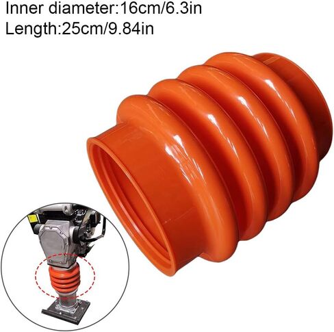 منفاخ الضاغط، أداة الدك منفاخ لـ Mikasa MT-74F MT70 MT70H MT75 MT85 MT85H MTX80 MTX90 MT65H MT75F MT84F MT84FA، 160 مم من مادة TPU، أجزاء الأدوات الصناعية المضغوطة in Kuwait
