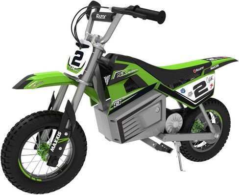 الدراجة الترابية الكهربائية Razor MX350 Dirt Rocket 24 فولت للأطفال بعمر 13 عامًا فما فوق مع محرك عزم دوران عالي وإطارات هوائية ذات مقابض، باللون الأحمر in Kuwait