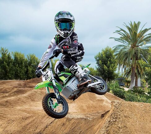 الدراجة الترابية الكهربائية Razor MX350 Dirt Rocket 24 فولت للأطفال بعمر 13 عامًا فما فوق مع محرك عزم دوران عالي وإطارات هوائية ذات مقابض، باللون الأحمر in Kuwait