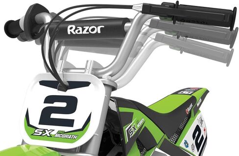 الدراجة الترابية الكهربائية Razor MX350 Dirt Rocket 24 فولت للأطفال بعمر 13 عامًا فما فوق مع محرك عزم دوران عالي وإطارات هوائية ذات مقابض، باللون الأحمر in Kuwait
